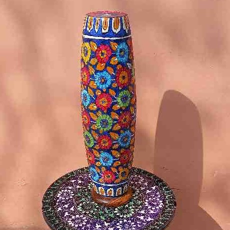 [PK1918-HM-LMP-025938] Camel Skin Lamp