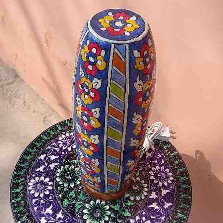 [PK1918-HM-LMP-025941] Camel Skin Lamp