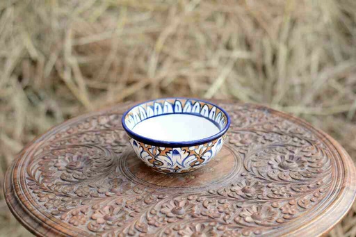 [PK0363-CF-BPO-026173] Blue Pottery Deep Bowl