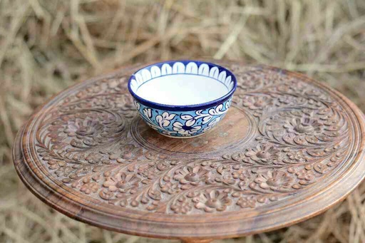 [PK0363-CF-BPO-026177] Blue Pottery Deep Bowl