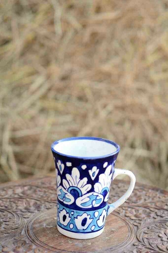 [PK0363-CF-BPO-026186] Blue Pottery Mug