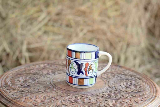 [PK0363-CF-BPO-026191] Blue Pottery Mug