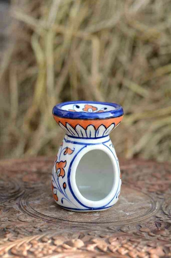 [PK0363-CF-BPO-026393] Blue Pottery Fragrance Oil Burner