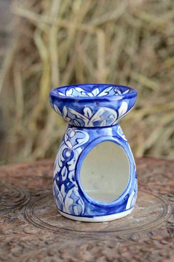 [PK0363-CF-BPO-026396] Blue Pottery Fragrance Oil Burner