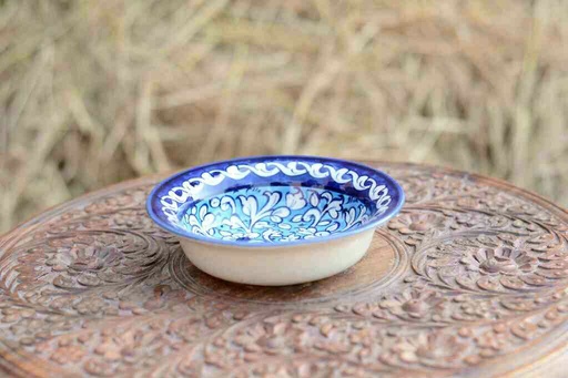 [PK0363-CF-BPO-026411] Blue Pottery Bowl