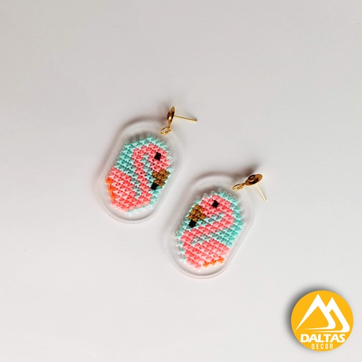 [PK5426-JW-EAR-027460] Earrings Embroidered