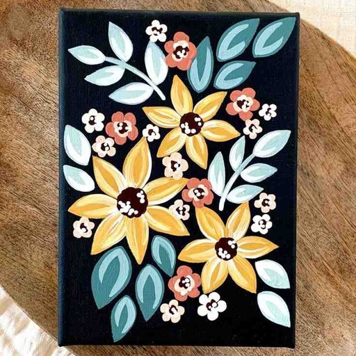 [PK5232-AR-PAS-027676] Amazing Flowers Painting