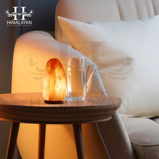 [PK8146-HM-LMP-027833] Pure Himalayan Natural Hand Carved Salt Lamp (Small Size)