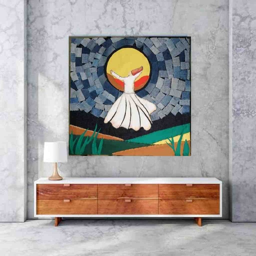 [PK4905-CF-ART-028391] Swirling Darvesh Mosaic