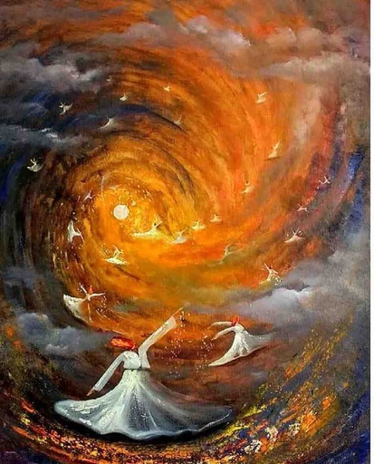 [PK5259-AR-OIL-029161] Sufi Painting