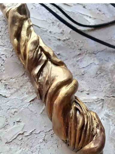 [PK5419-JW-NCK-029695] Hand sculpted pendant necklace 