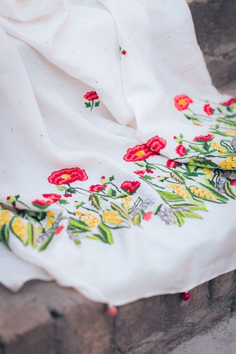 [1-D-25] EMBROIDERED DUPATTA