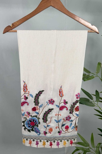 [7-P-24] EMBORIDERD PANTS(OFF WHITE)