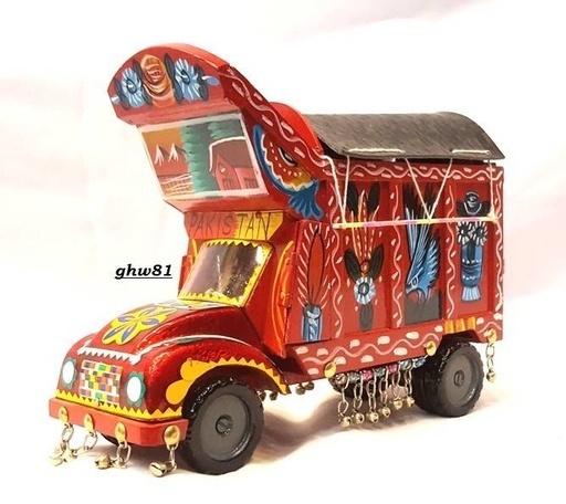 [PK0130-CF-TRK-002991] Truck Art handmade wooden truck