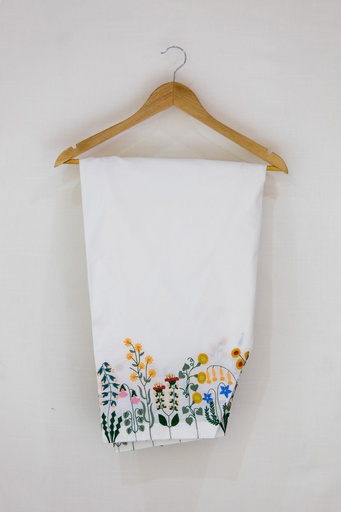 [21-S-13] Snappy White - Shalwar