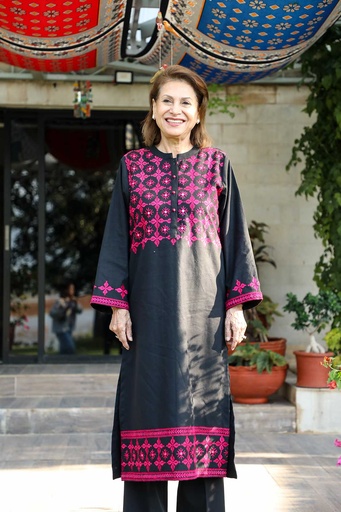 [23-K-23] MIDNIGHT -  Embroidered Shirt