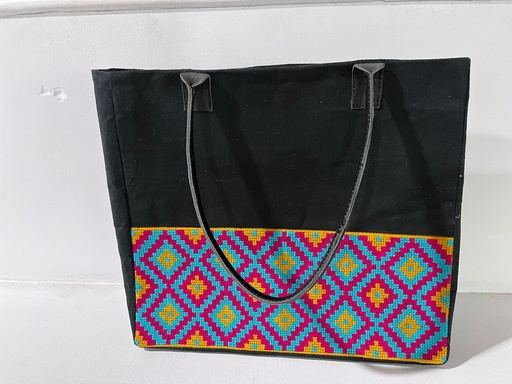 Cross-stitched Bag