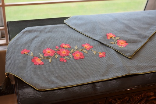 [VC-EG-DS-29] DS-29 Blue Jute Dining Set