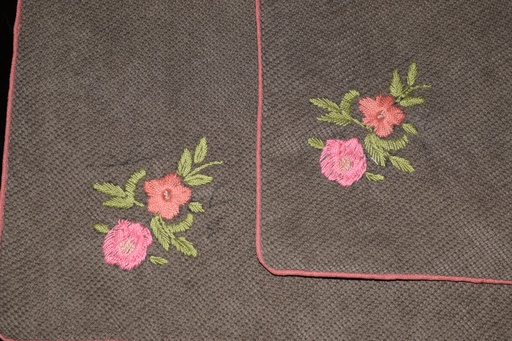 [VC-EG-TM-23] TM-23 Brown Jacquard Tray Mats