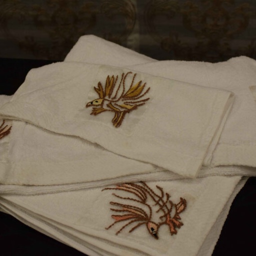 [VC-EG-T-16] T-16 Eagles white/blue Towels Set of 3