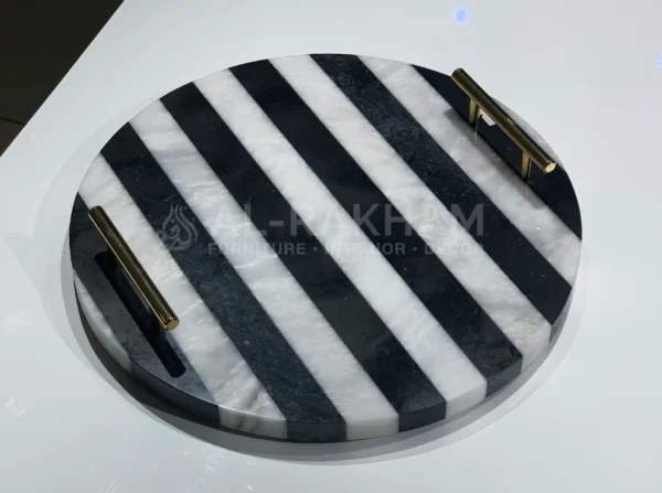 [VC-RAKH-MP-STP-10101] Marble Platter – Striped