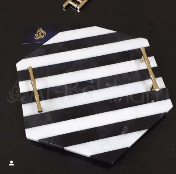 [VC-RAKH-MP-STP-10102] Marble Platter – Striped