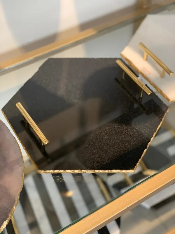 [VC-RAKH-MP-P-10104] Marble Platter – Black