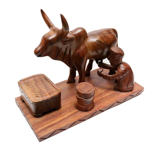 [PK0130-HM-SCL-003232] Seesham wooden pakistan culture sculpture