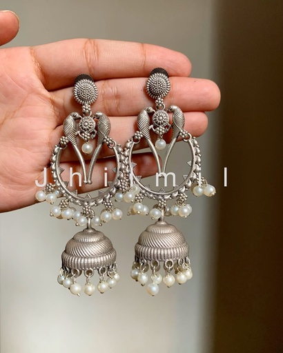 [VC-JHIL-154] Tota Mena Premium Jhumka