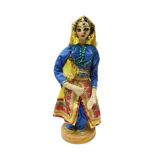 [PK0130-HM-DCR-003257] Handmade Pakistani Cultural Doll