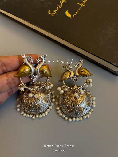 [VC-JHIL-267] Hans Dual tone Jhumka
