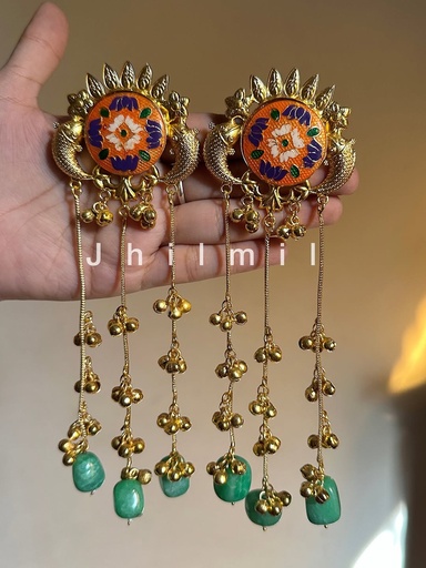 [VC-JHIL-322] Kashmiri Earrings