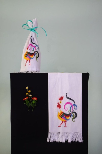 [nan] Guest Towel - rooster