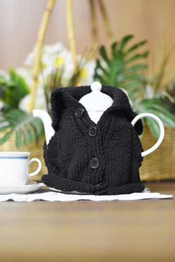 [15.TC.25] Collar Tea Cosy - Black