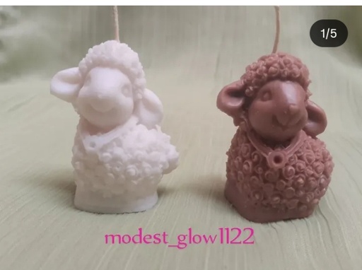 3D Sheep candle