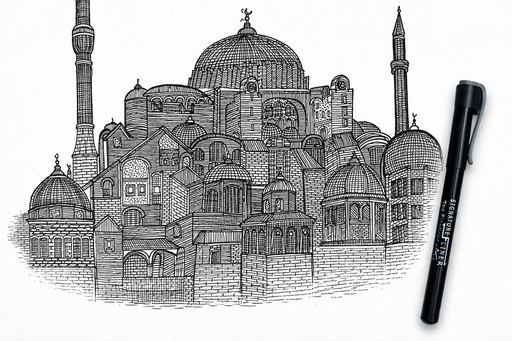 Illustration of Hagia Sophia