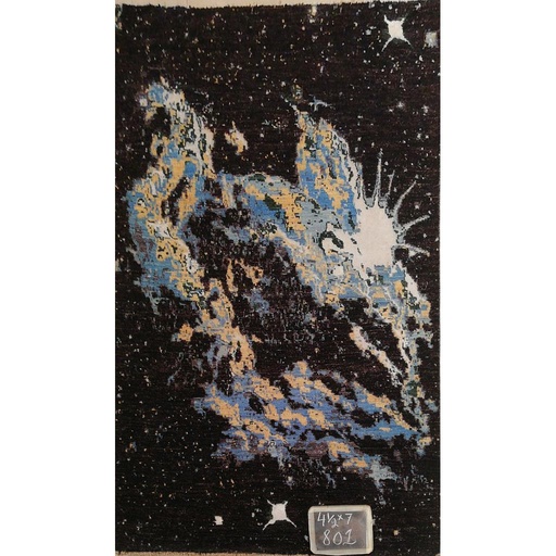 [PK0499-HM-RUG-004140] Modern Carpet -Wool&Silk- 4.6x7