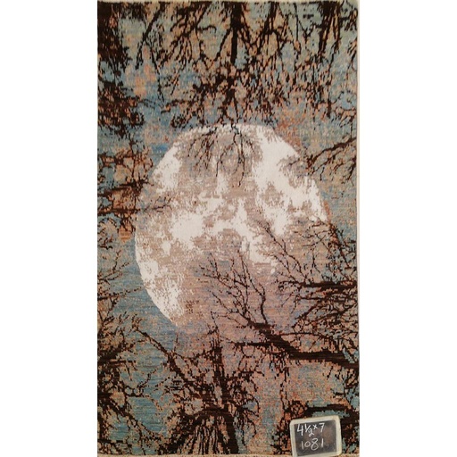 [PK0499-HM-RUG-004147] Modern Carpet -Wool&Silk- 4.6x7