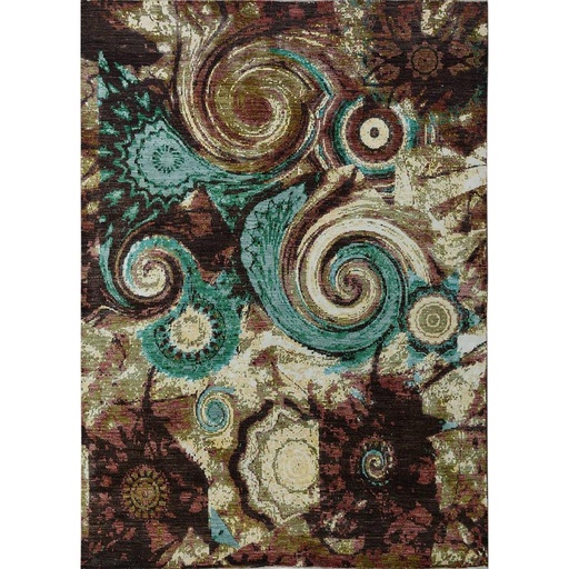 [PK0499-HM-RUG-004183] Modern Carpet -Wool&Silk- 8x10