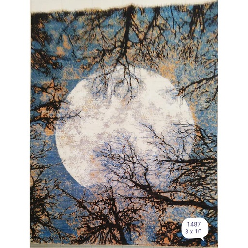 [PK0499-HM-RUG-004202] Modern Carpet -Wool&Silk- 8x10