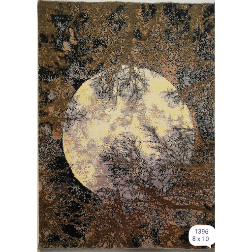 [PK0499-HM-RUG-004214] Modern Carpet -Wool&Silk- 8x10