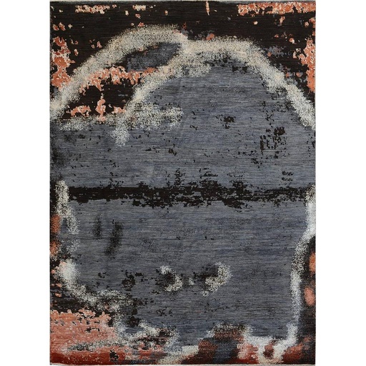 [PK0499-HM-RUG-004233] Modern Carpet -Wool&Silk- 9x12