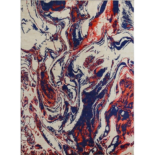 [PK0499-HM-RUG-004246] Modern Carpet -Wool&Silk- 9x12