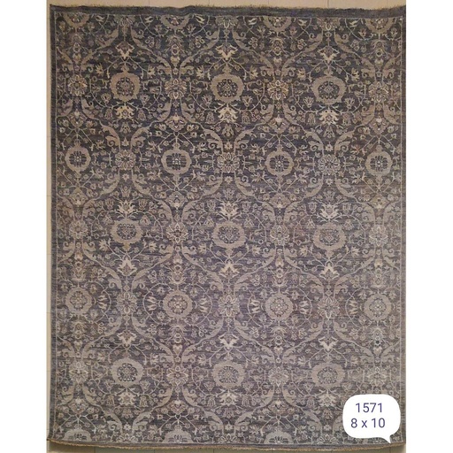 [PK0499-HM-RUG-004289] Suzani Carpet -Wool&Silk- 8x10