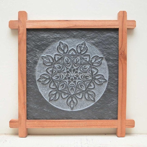 [PK1708-CF-GEM-006132] Carved Stone Wall Hang