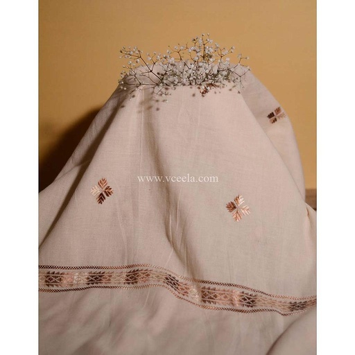 [PK0888-CW-SCF-007027] Hand embroidered dupatta