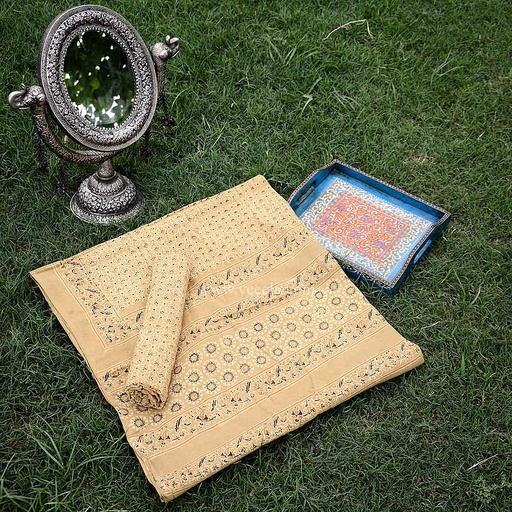 [PK0299-CF-AJK-009104] Ajrak - 2 Piece Suit 